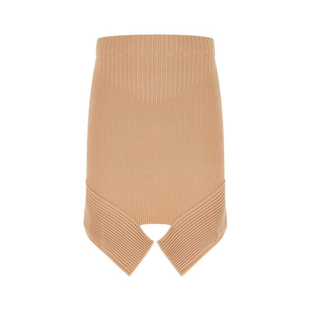 Andrea Adamo Women Skin Pink Stretch Viscose Blend Skirt
